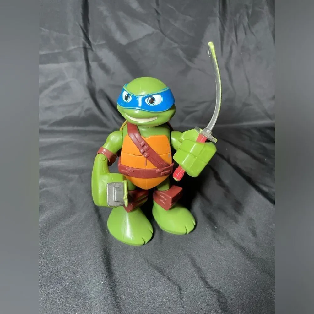 2014 Viacom TMNT LEONARDO 6'' Interactive Figure Teenage Mutant Ninja Turtles PC